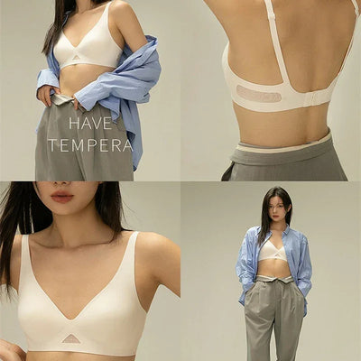 Wire Free Push Up Bralette Sexy Seamless Sleepwear