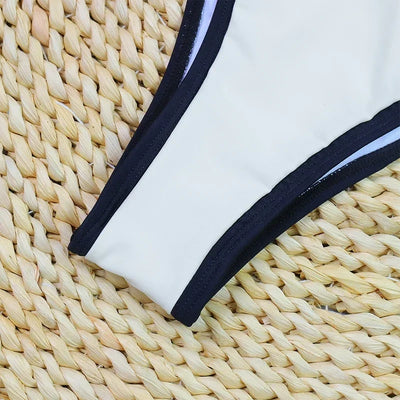Woman Swimwear 2025 High Waist Bikinis Shorts Women's Swimsuit Luxury Ribbed Two-piece Bathing Suits Summer Bikini Set Swim Suit