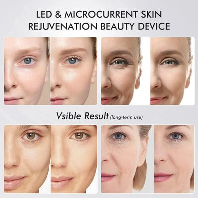 6 in 1 Age Booster Skin Care Facial Glow Booster Beauty Device Facial Skin Care Tools Anti Aging Microcurrent Lift Face Care