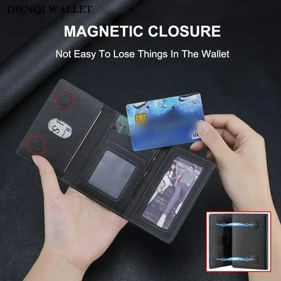 Magsafe Wallet Mobile Phone Bag Credit Card Holder Magnetic Wallet Men Luxury Bank Cardholder Case Minimalist Wallet Card Bag