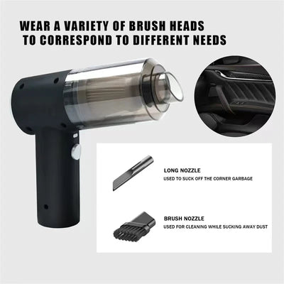 Car Vacuum Cleaner Portable Small VacuumCleaner For Multi Purpose Vehicles Small Household Pump Handheld Car Vacuum Cleaner