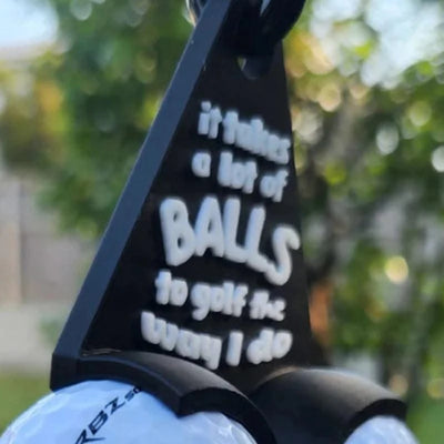 1PC DIY Accessories Mini Golf Ball Bag Funny Golf Ball Dispenser Easy Attachment To Bag Or Cart Portable Golf Ball Holder