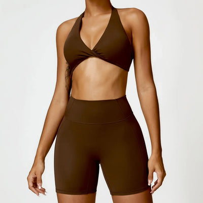 Women Seamless Yoga Set 2PCS Gym Workout Clothes for Female Push Up Bra High Waist Leggings Sexy Fitness Sportswear Sports Suits