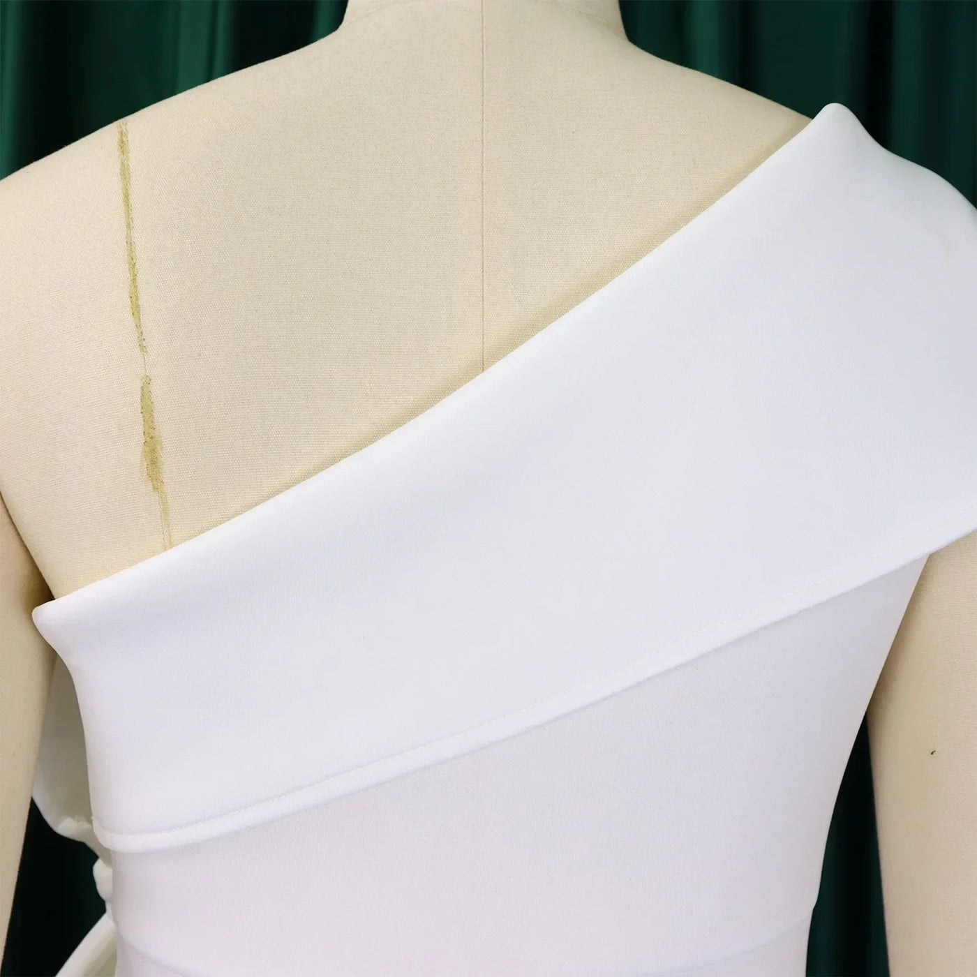 Elegant Dresses for Women 2024 New One Shoulder Ruffles Mermaid Floor Length Luxury Female Birthday Party Dinner Vestidos Mujer