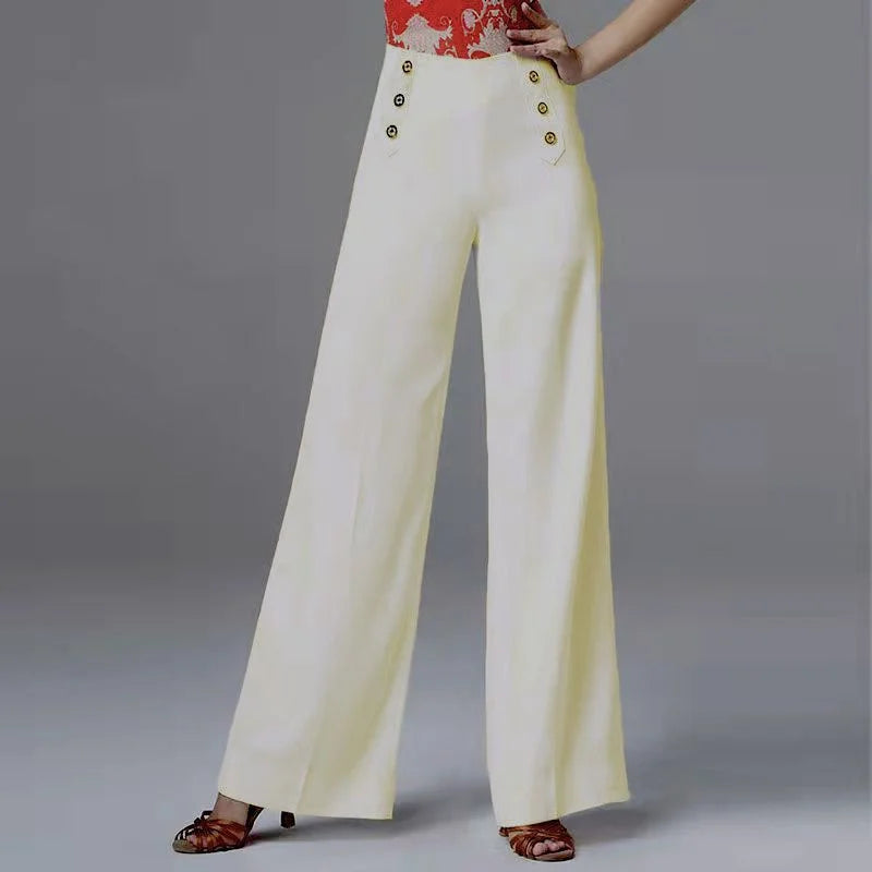 Women Wide Leg Pants 2023 Spring Summer Solid High Waist Long Casual Pants Korean Loose Dance Female Trousers Women's Clothing