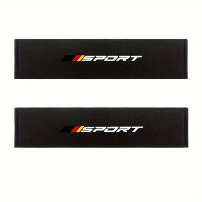 2 Pcs Soft and Comfortable Car Seat Belt Cushions, Personalized and Fashionable Seat Belt Cushions, Suitable for Vehicle Use