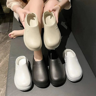 Women Slippers Couples Garden Clog Women Water Proof Chef Shoe Comfortable Sandal Slippers For Pet Workers Outdoor Fishing Shoes