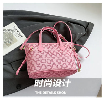 Famous Designer Inspired Women's Shoulder Bag Premium Leather Handbags Ladies Elegant Top Handle Purse Classic Tote