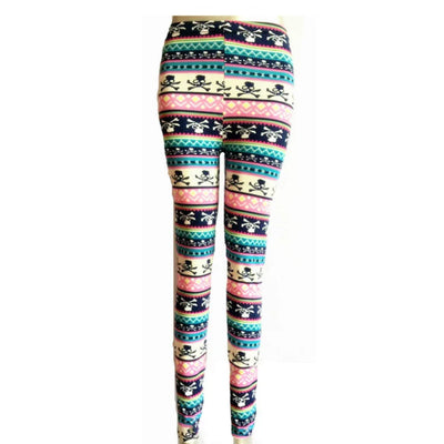 Christmas Leggings Women Tights Trouser High Waist Skinny Leggins Snowflake Elk Xmas Fitness Legging Lady Stretch Trousers Pants