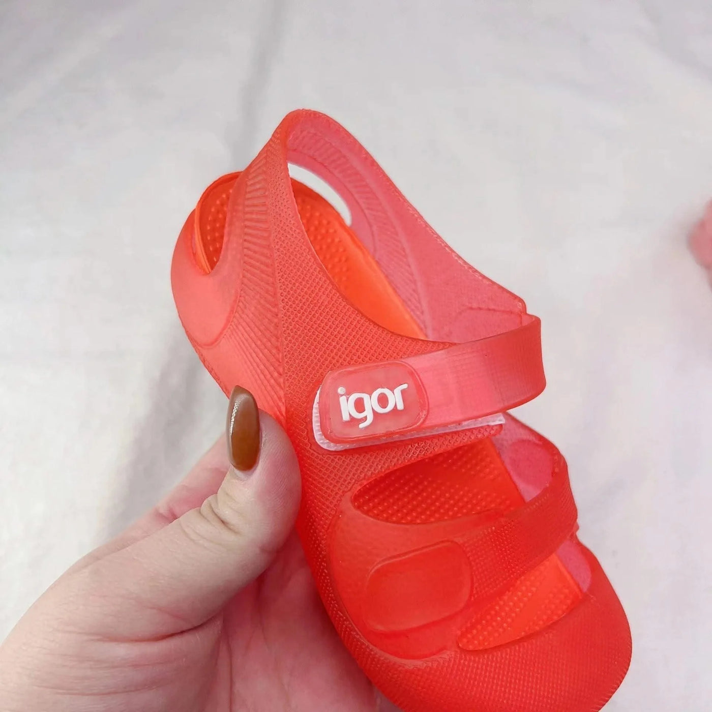 Kid Toddler Flat Breathable Fishermen Roman Shoes Children's Colorful Beach Comfortable Jelly Sandals Boy Girls Sandals SO098