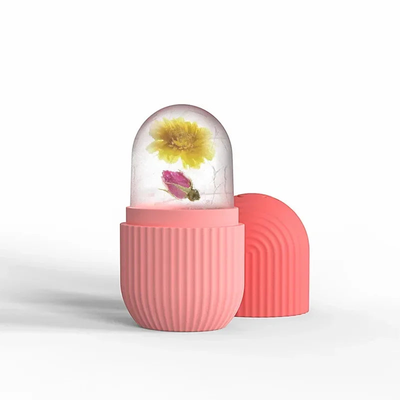 Ice Facial Roller Cube Beauty Lifting Ice Ball Face Massager Contouring Eye Roller Facial Treatment Reduce Acne Skin Care Tool