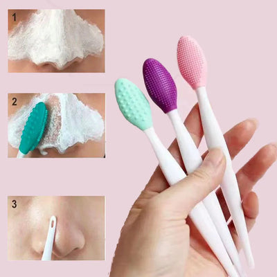5/10/20 Piece Double-Sided Hand-Held Facial Cleansing Brush Deep Cleansing Skin Exfoliating Removin Facial Cleansing Brush