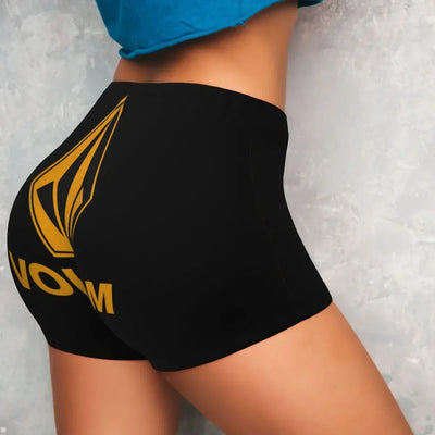Custom Volcoms Symbol Running Volleyball Gym Shorts for Women Athletic Workout Yoga Shorts