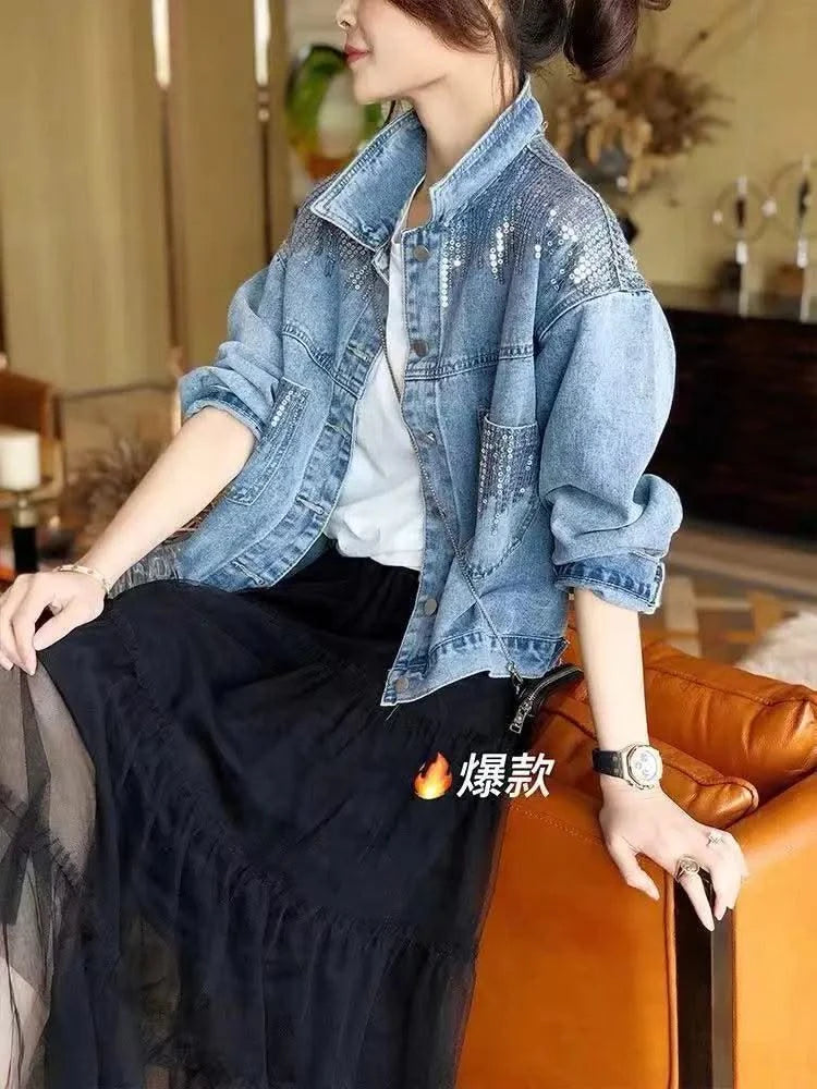 Denim Jacket For Women's Jackets For Women Denim Coats Women's Denim Jacket Jean Jacket For Womens Women Coat New In Outerwears