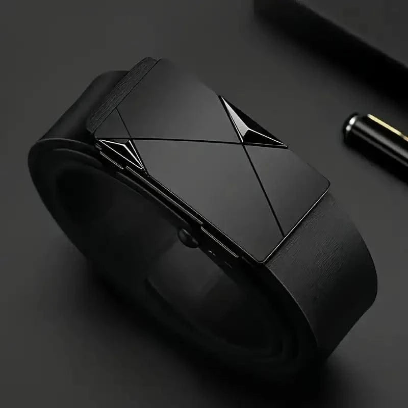Mens Belts Quality Genuine Luxury Leather Belt