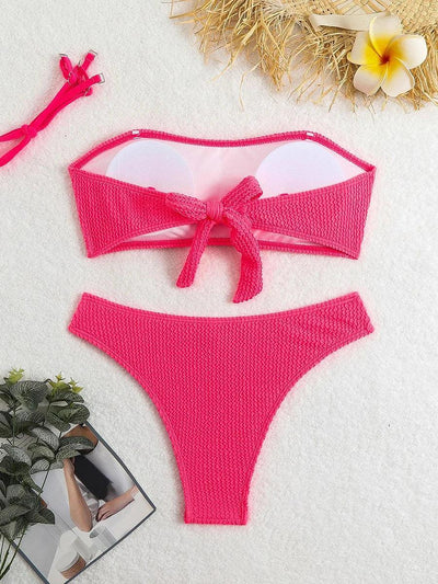 Sexy Women's Swimsuit 2025 Summer Bikini Two-piece Swimwear for Woman Beachwear Halter Bikinis Sets Swimming Beach Bathing Suits