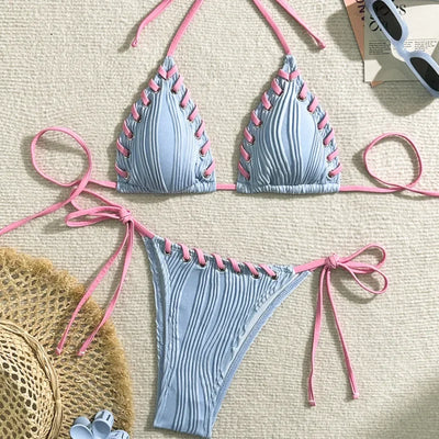 Sexy Bikinis 2025 Women's Swimwear Female Swimsuit For Swimming Wear Bathing Suits Brazilian Bikini Set Beachwear Pool Bather