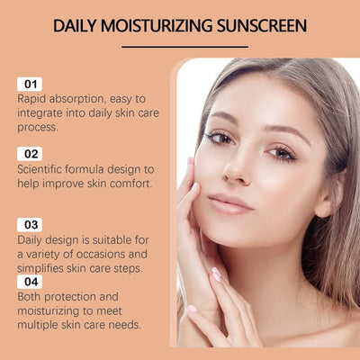 Sunscreen Cream Spf 50+ UV Protective Reduce Dryness Oil Control Anti Oxidant Nourishing High Sun Protection Sun Isolation Cream