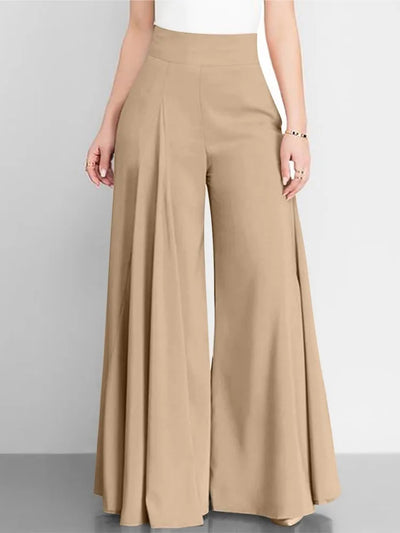 Fashion High Waist Wide Leg Pants For Women Elegant Casual Office Solid Loose Long Pant New Spring Autumn Womens Clothing