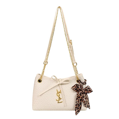Famous Designer Women's Handbag In Soft Leather, Elegant Crossbody-Bag With Adjustable Strap, Classic Luxury Style