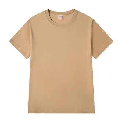 Women T-shirts 2025 Tops Solid Short Sleeve Loose O-neck  Cotton Casual Ladies Shirts Harajuku Korean Summer Woman Tshirts