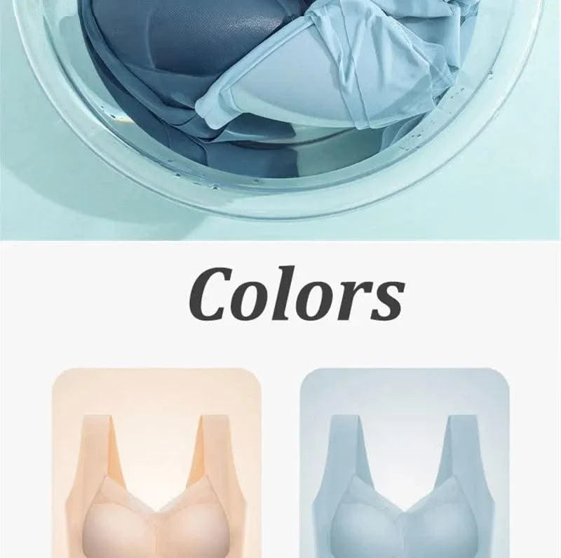 Women Sexy Bra Full Cup Brassiere Female U Back Underwear Lace Splicing Pespective Bralette V Neck Intimates Lingerie Large Size
