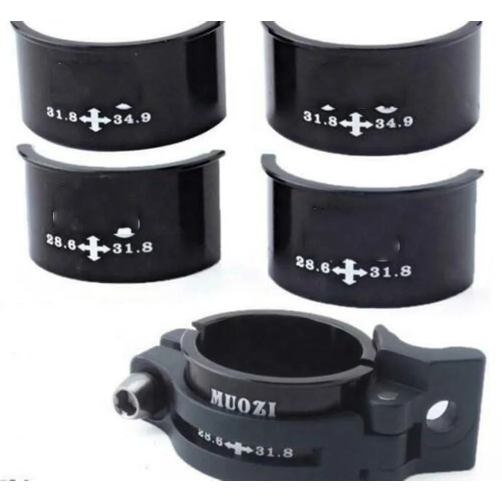 Road 28.6 31.8 34.9mm Bicycle Accessories Bike Front Derailleur Reducing Spacer Conversion Shim Gear Clamp Adapter