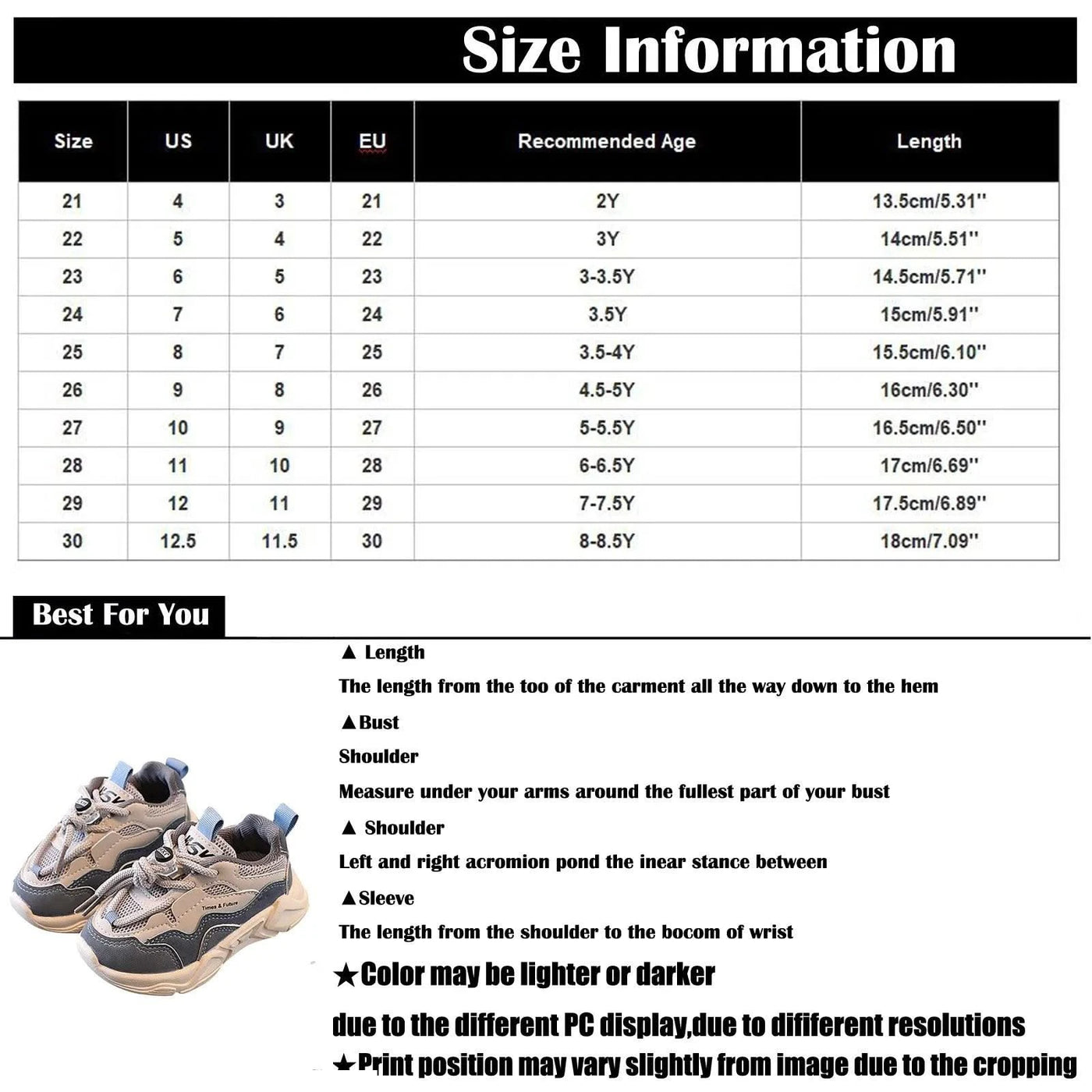 Trendy Children Shoes Spring Autumn Casual Sports Sneakers Breathable Running Shoes 1-6-year-old Baby Shoes Soft Sole Leather