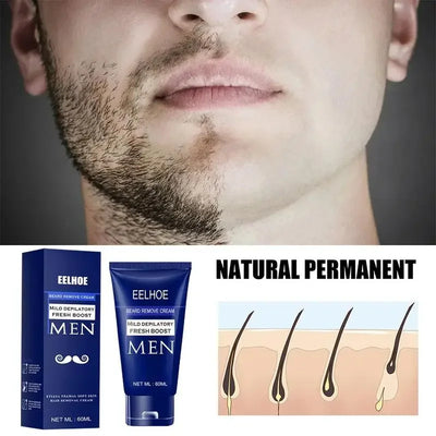 Hair Removal Cream Natural Gentle Soothing Ointment Soften Nourishing Refreshing Skin Women Men Lip Armpit Body Painless