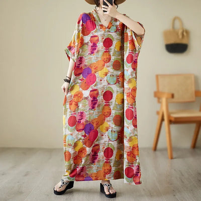 Summer Dress for Women Clothing Streetwear Ethnic Style Bohemian Beach Vintage Clothes Casual Fashion Harajuku Loose Streetwear
