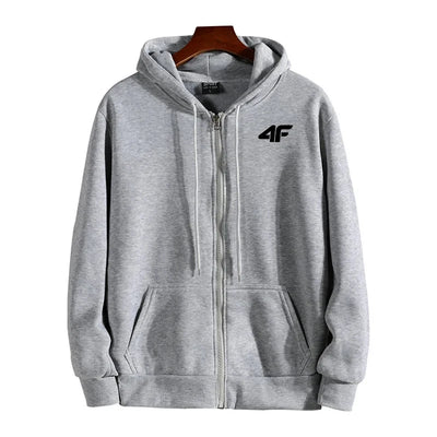 Men's Outerwear Hot Sales Fashion Loose Zipper Tops Printing Sports Hoodie Coat Casual Street Mens Cardigan Sweatshirt Clothing