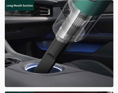 Portable Mini Car Vacuum Cleaner Rechargeable Handheld Automotive Vacuum Cleaner For Car Dust Catcher Cyclone Suction