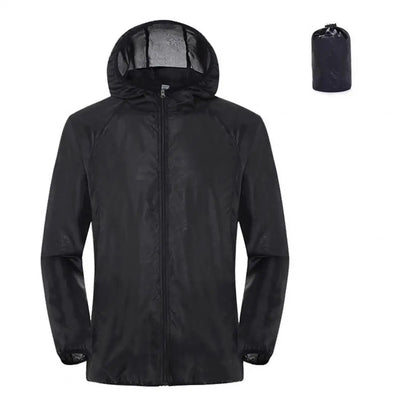 2024 Summer Hooded Jacket Men Women Waterproof Sun Coat Pockets Quick Dry Skin Ultra light Windbreaker Outdoor Jacket