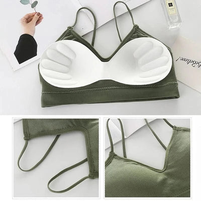 Women Sports Bras Fast Dry Elastic Padded