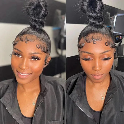 30 40 Inch Bone Straight 13x6 HD Lace Frontal Human Hair Wigs 13x4 Lace Front Wig 100% Human Hair Wig Remy Brazilian Pre Plucked