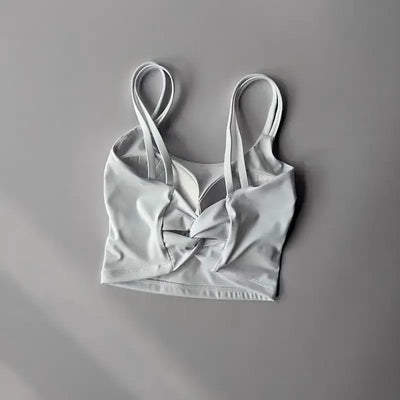 Women's Sports Bras Fitness Top, Sexy Lingerie, Push Up Fixed Pad, Yoga Bra, Back knotted Underwear, Running Vest, Gym Tops