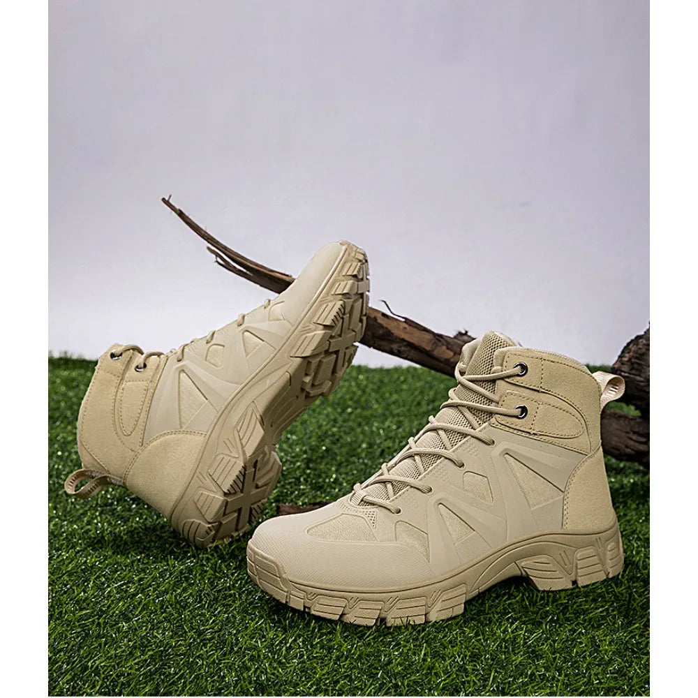 Men's Combat Boots  Boots Outdoor Hiking Shoes - Wear - resistant and Anti - slip for Hiking and Mountain Climbing