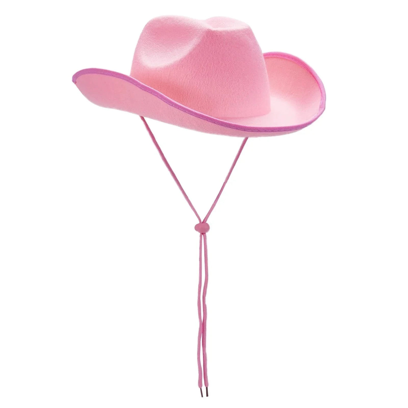 Women's Cowboy Hat, Adult Solid Color Furry Trim Wide Brim Hat Female Cap for Dating Party