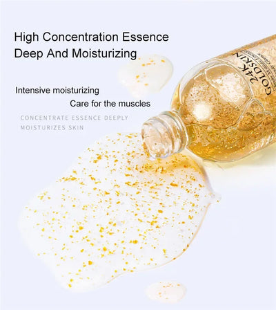 24K Gold Hyaluronic Acid Serum for Face Anti-wrinkle Anti-aging Brightening Moisturizing skincare Facial Serum Essence Face Care