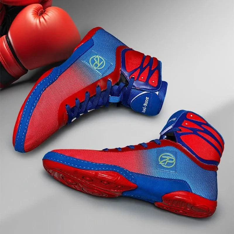 Men Wrestling Shoes Original Boxing Shoes Breathable Training Fighting Sneakers Casual Sports Professional Gear Wrestling Boots
