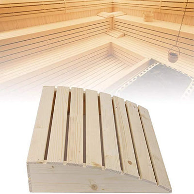 Wooden Headrest Sauna Pillow Comfortable Support Steam Room Supplies Accessories Wooden Pillow Sauna Room Equipment Bathroom
