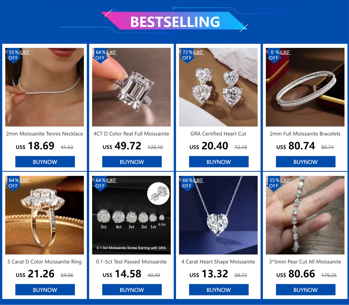 1CT 2CT Solitaire Pear Cut Moissanite Diamond Pendant Necklace for Women 100% 925 Sterling Silver Droplet Necklaces Jewelry GRA