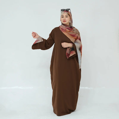 Muslim Maxi Dresses for Women Abaya Jalabiya Split Sleeve Eid Ramadan Morocco Dubai Kaftan Islam Vestidos Arab Long Robe 2025