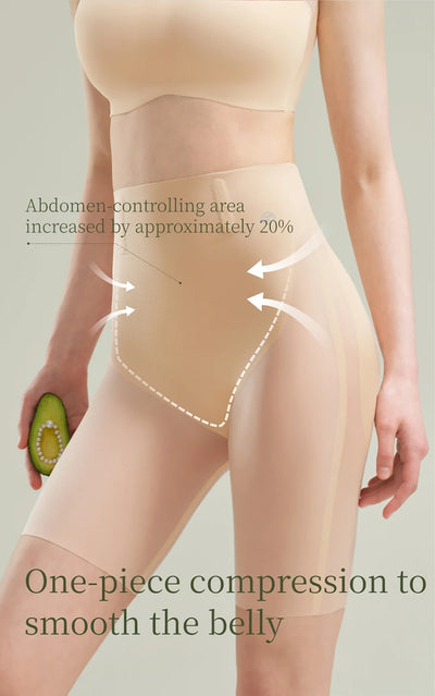 Women's Sexy Butt Lifting Shapewear Mid Waist Invisible Seamless Tummy Control Body Shaper Woman Safety Underwear N210
