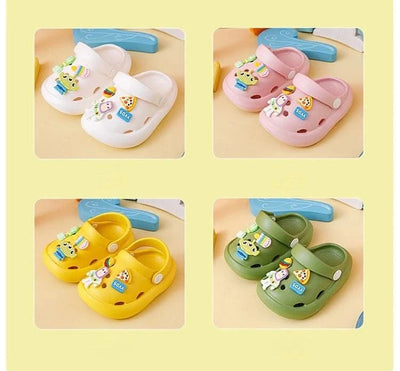 2023 Clogs  Boys Girls Summer Kids Children's Hole Shoes Infant Indoor Slippers Non-Slip Beach Sandals Toddler Home Shoes Baby
