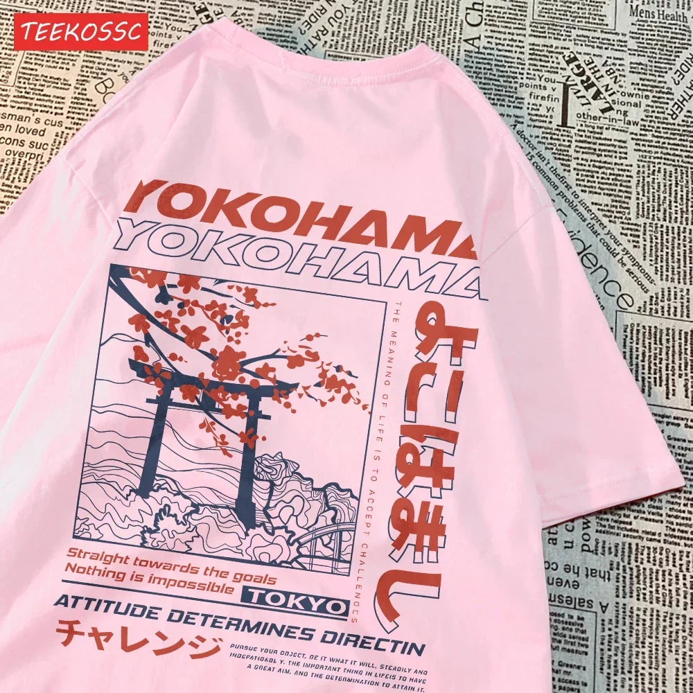 Summer Women T-Shirts Japanese Style Letter Printing Short Sleeve Breathable O-Neck Tops Casual Female Clothes