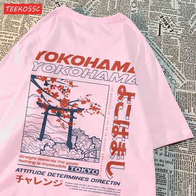 Summer Women T-Shirts Japanese Style Letter Printing Short Sleeve Breathable O-Neck Tops Casual Female Clothes