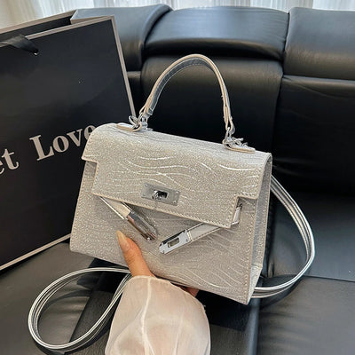 Popular Classic Leather Ladies Shoulder Bag Handbags For Women Designer Inspired Elegant Top Handle Purse Fashion Tote