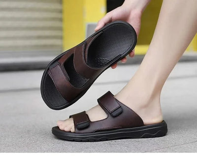 Genuine Mens Slipper Man Luxury 2024 Comfortable Man Sandal Super Copy Shoes for Men 2024 Summer Shoes Sale Summer Men's Sandals
