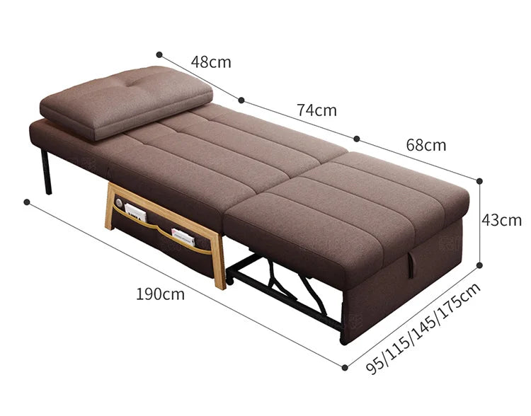 Single Sofa Bed Foldable Furniture Sofa Cama Fabric Living Room Sofa Cum Bed